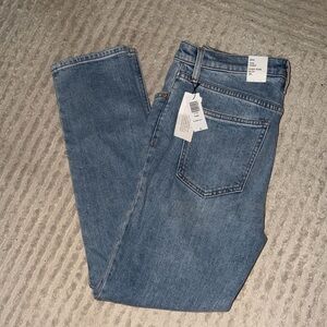 Aritzia Denim Forum The Yoko High Rise Slim Straight 28W 28L